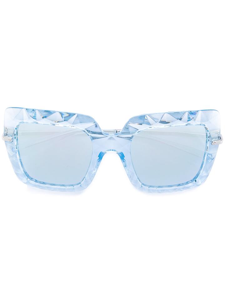 Dolce & Gabbana Eyewear Geometric Square Sunglasses - Blue