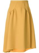 No21 Midi Full Skirt - Yellow & Orange