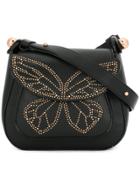 Sophia Webster Studded Butterfly Shoulder Bag - Black