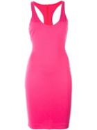 Dsquared2 Racerback Style Dress, Women's, Size: Small, Pink/purple, Cotton/spandex/elastane