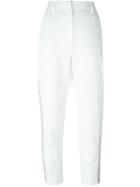 Brunello Cucinelli Cropped High Waist Trousers