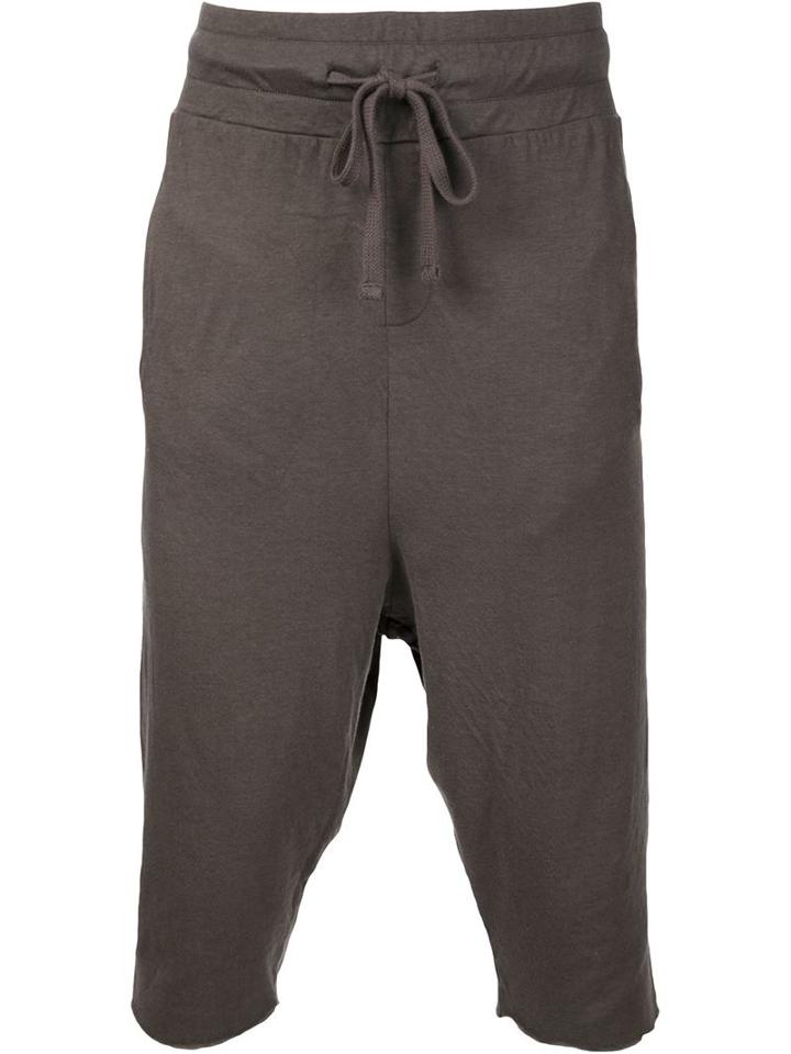 Thom Krom Cropped Drawstring Trousers