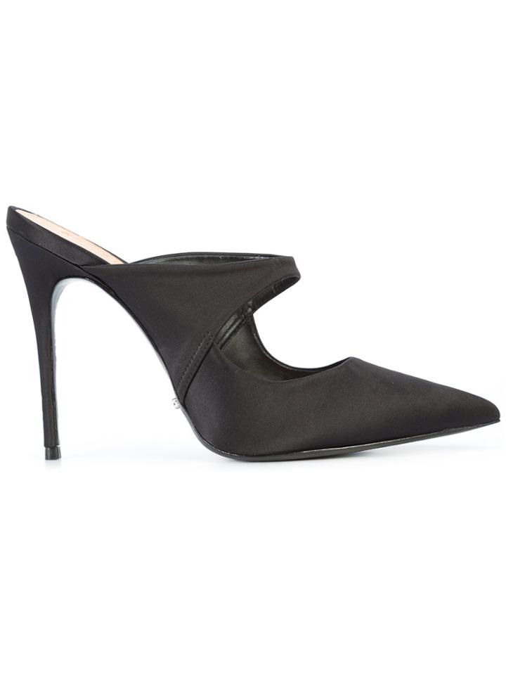 Schutz Pointed Mule Pumps - Black