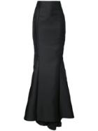 J. Mendel Scuba Trumpet Skirt - Black