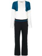 Antonia Zander Colour Blocked Jumpsuit - Blue
