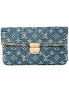 Louis Vuitton Vintage Monogram Clutch - Blue