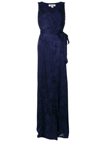 Dvf Diane Von Furstenberg V-neck Wrap Dress - Blue