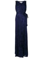 Dvf Diane Von Furstenberg V-neck Wrap Dress - Blue