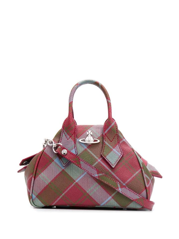 Vivienne Westwood Tartan Mini Bag - Red