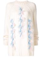 Delpozo Chunky Knit Jumper - White
