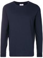 Saturdays Nyc Long-sleeve Fitted Sweater - Blue