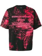Marcelo Burlon County Of Milan Slogan Foliage T-shirt - Black