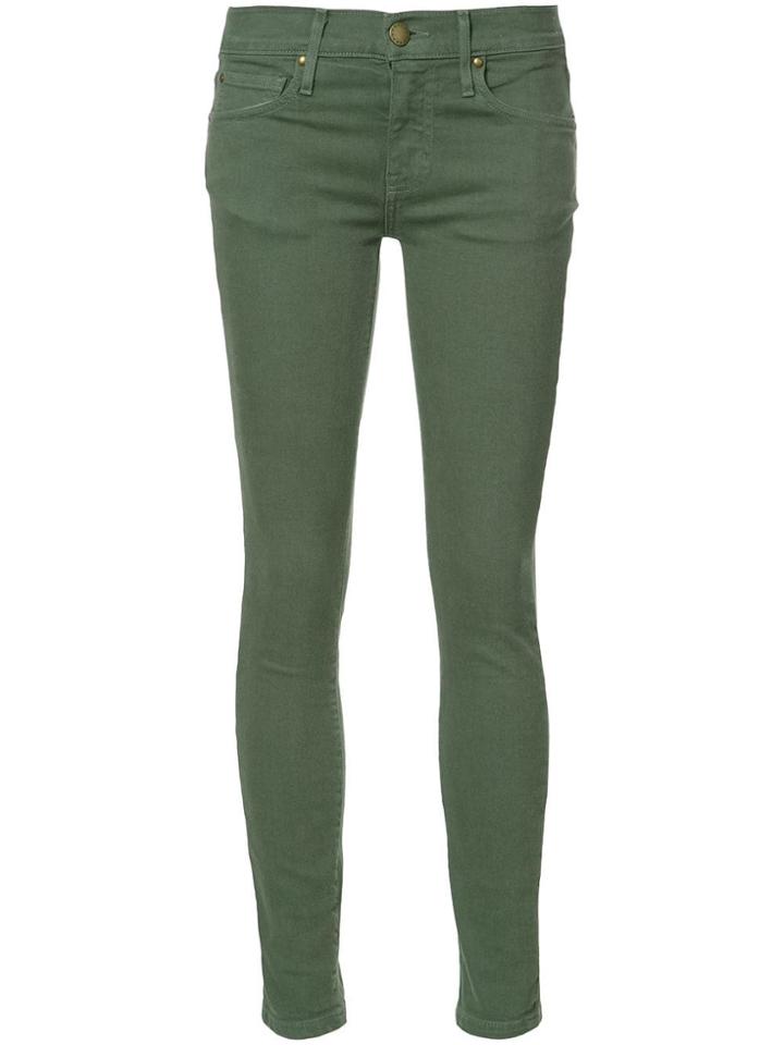 The Great Super Skinny Cropped Jeans - Green
