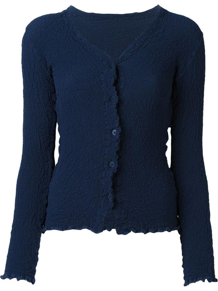 Issey Miyake Cauliflower Crinkle Cardigan
