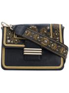 Etro Rainbow Embroidered Shoulder - Black