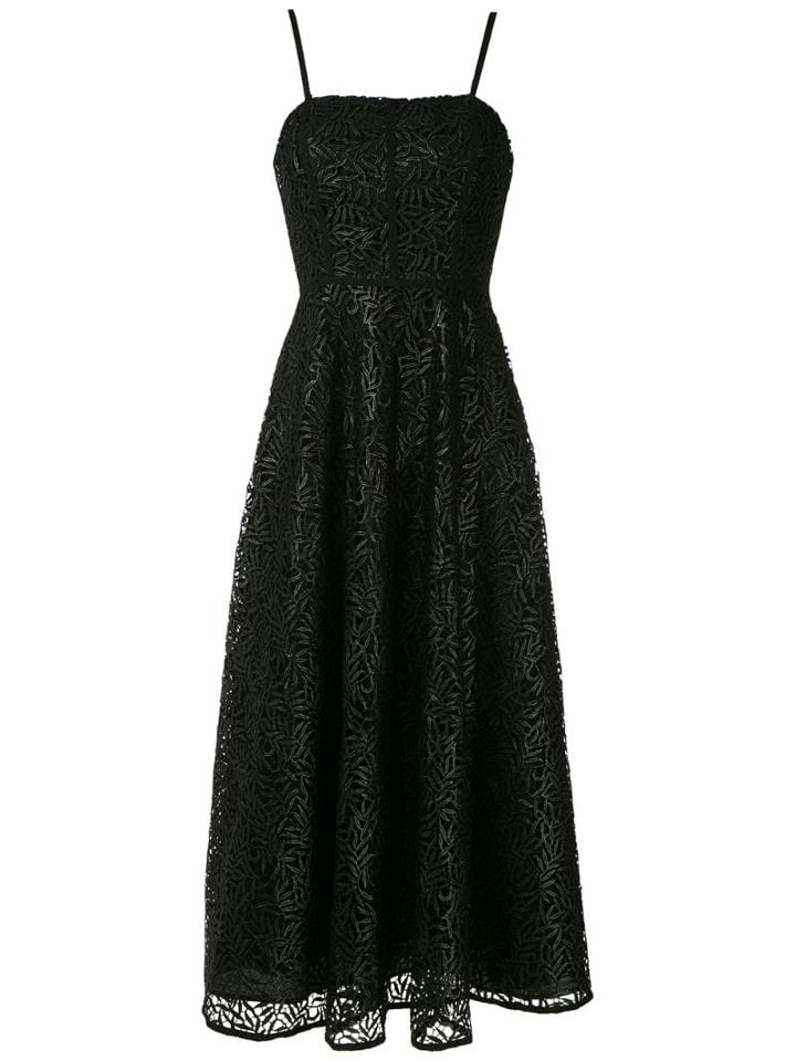 Tufi Duek Vestido Longo Renda - Black