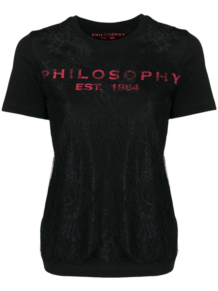 Philosophy Di Lorenzo Serafini Philosophy Est. 1984 Slogan T-shirt -