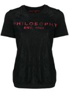 Philosophy Di Lorenzo Serafini Philosophy Est. 1984 Slogan T-shirt -