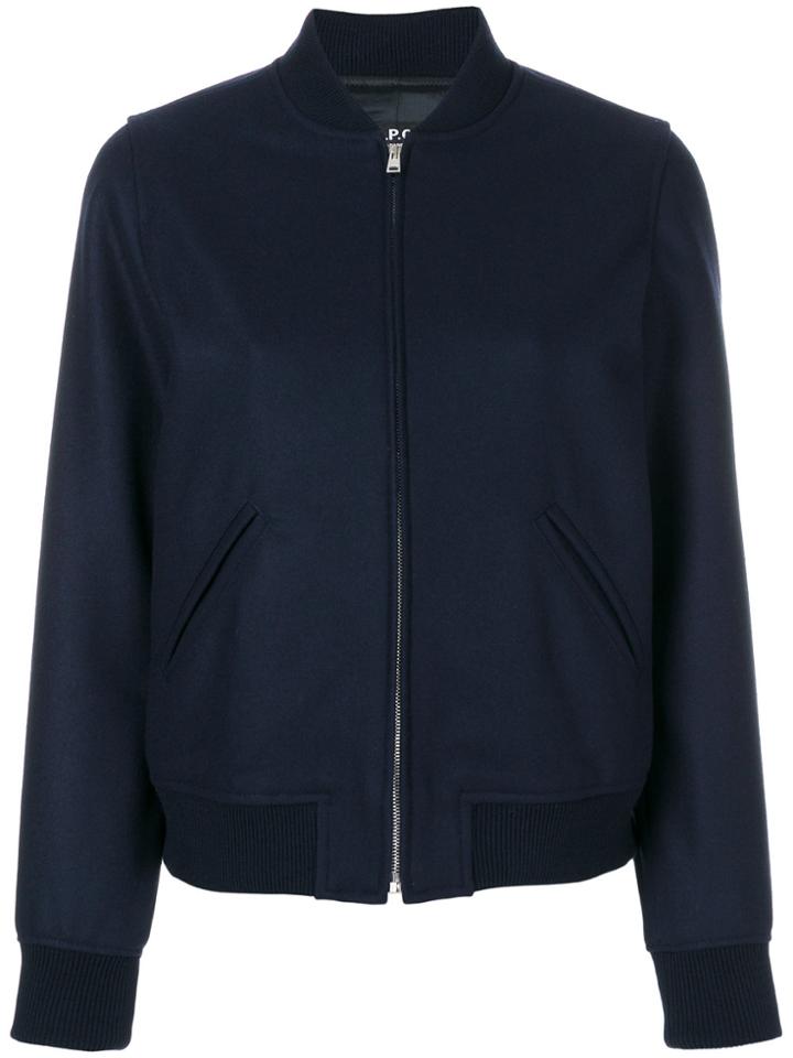 A.p.c. Bomber Jacket - Blue