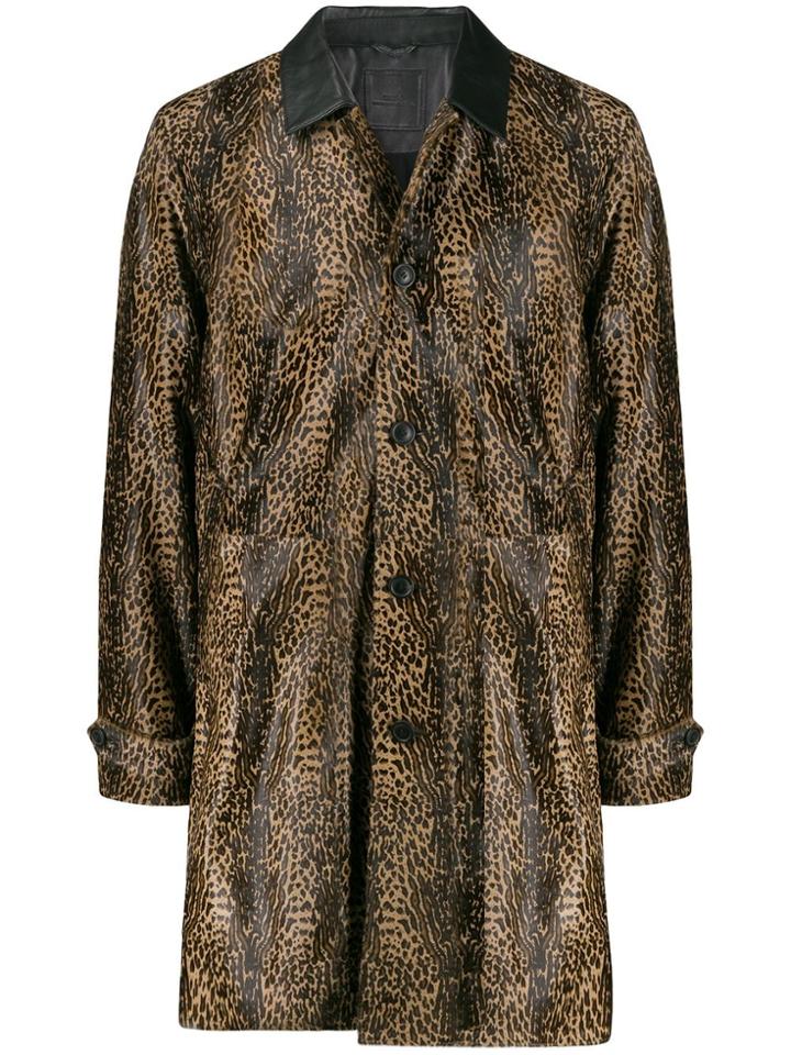 Desa 1972 Leopard-print Coat - Brown