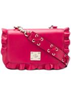 Red Valentino Red(v) Rock Ruffles Shoulder Bag - Pink