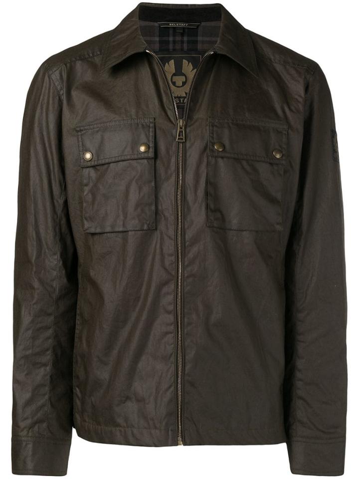 Belstaff Zipped Shirt Jacket - Brown