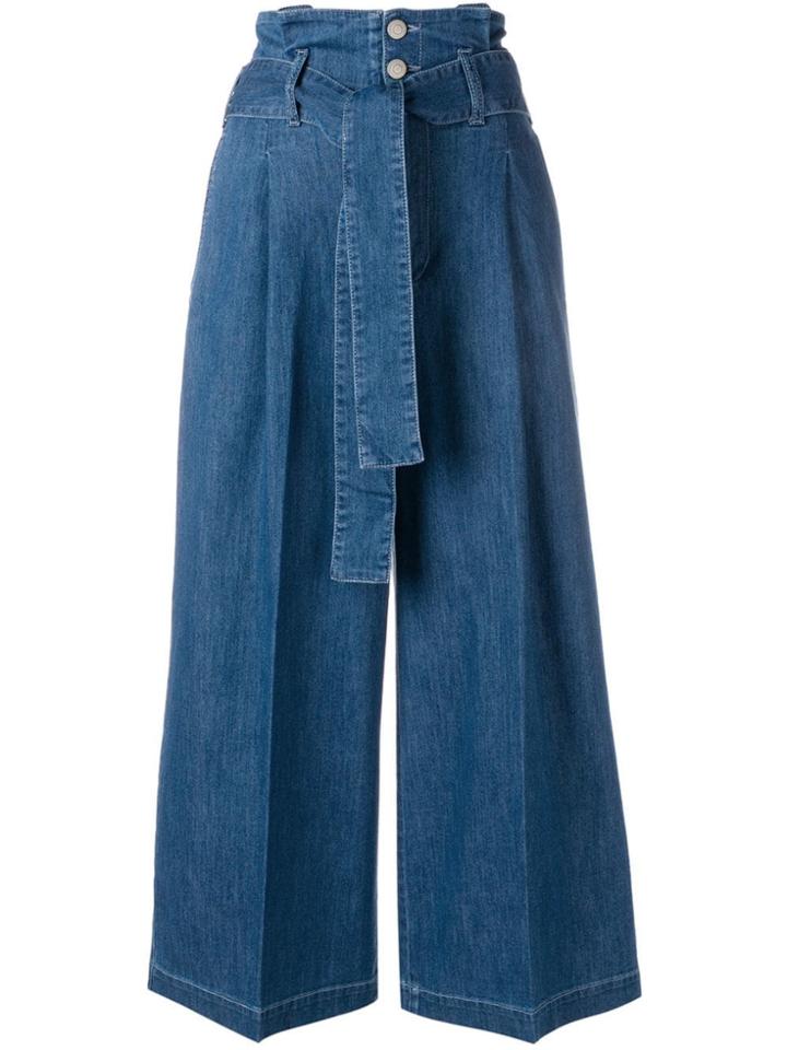 Stella Mccartney Maggie Denim Culottes - Blue