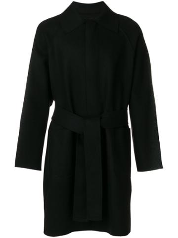 Ann Demeulemeester Grise Belted Coat - Black