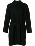 Ann Demeulemeester Grise Belted Coat - Black