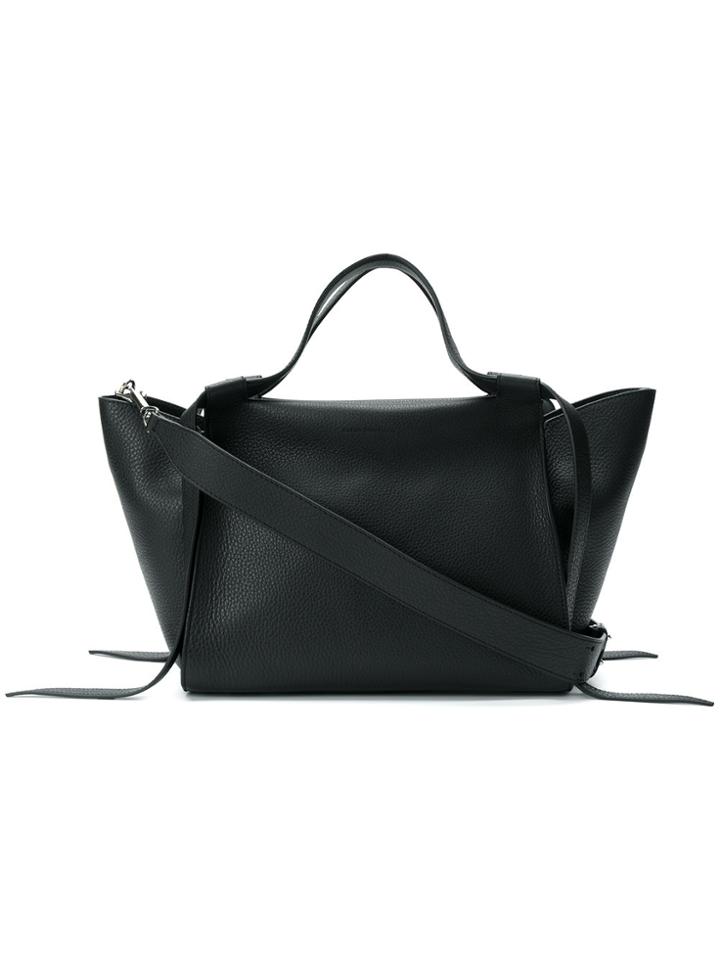 Elena Ghisellini Zipped Tote - Black