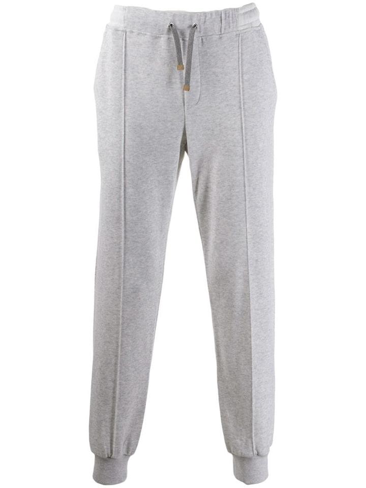 Eleventy Slim Fit Track Trousers - Grey