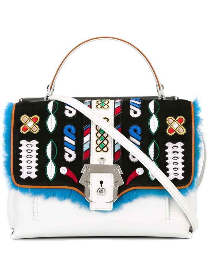 Paula Cademartori Small 'faye' Tote, Women's, White, Leather