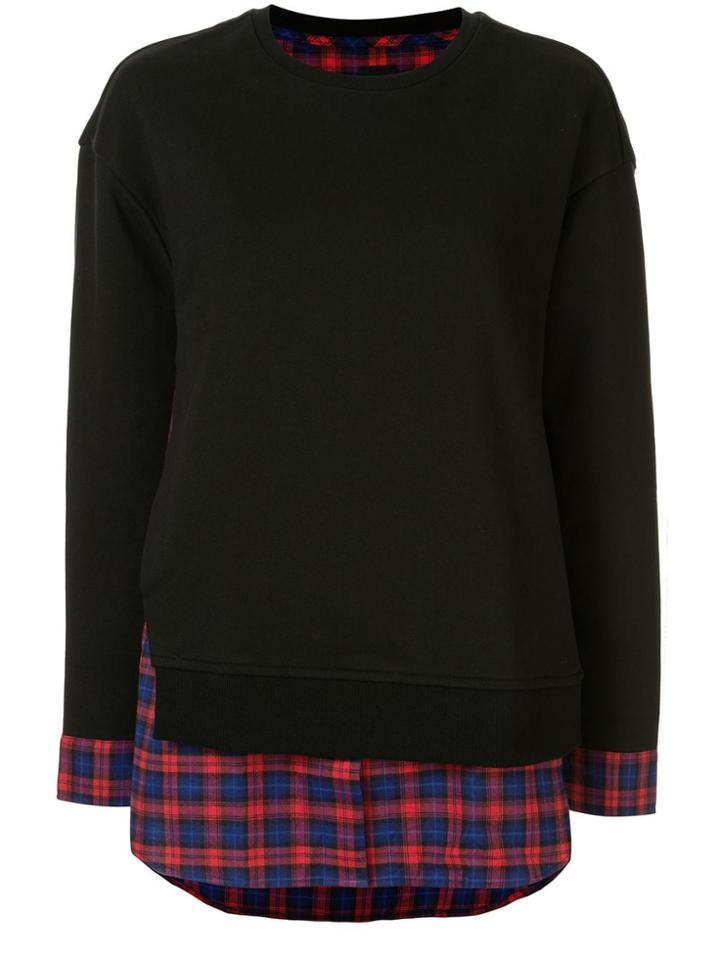 Juun.j Layered Shirt Jumper - Black