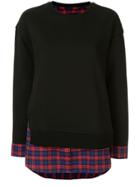 Juun.j Layered Shirt Jumper - Black
