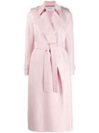 Harris Wharf London Trench-style Coat - Pink
