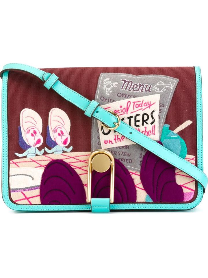 Olympia Le-tan 'oysters' Crossbody Bag