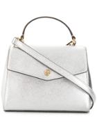 Tory Burch Robinson Mini Bag - Silver