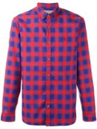 Burberry Checked Shirt, Men's, Size: Xl, Blue, Cotton