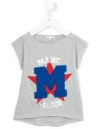 Little Marc Jacobs Logo T-shirt, Girl's, Size: 8 Yrs, Grey
