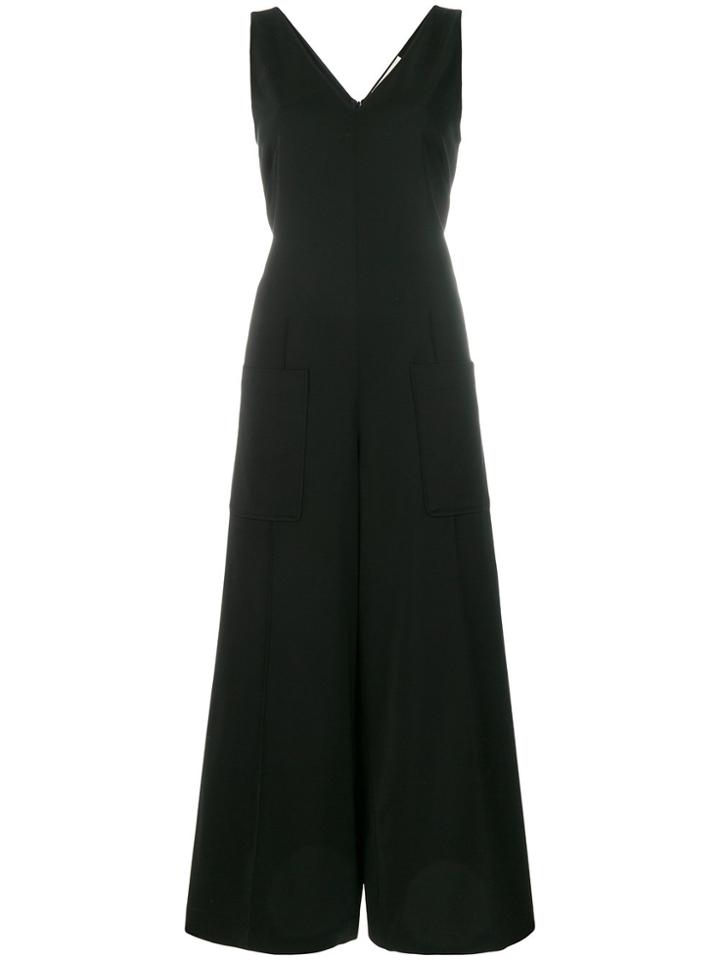 Golden Goose Deluxe Brand Cropped Jumpsuit - Black