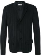 Saint Laurent - Pinstriped Blazer - Men - Silk/polyester/triacetate - 52, Black, Silk/polyester/triacetate