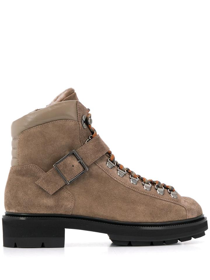 Santoni Alpine Boots - Grey
