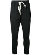 Bassike - Tapered Joggers - Women - Cotton/elastodiene/nylon - 10, Black, Cotton/elastodiene/nylon