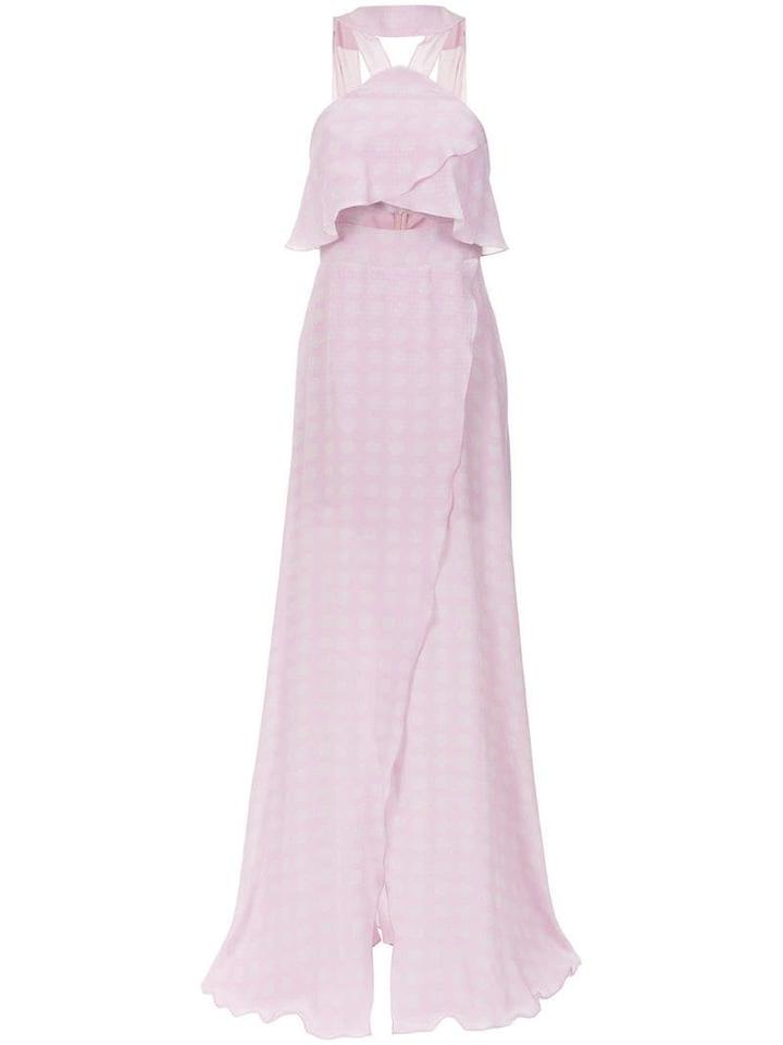 Tufi Duek Polka Dots Gown - Pink