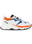 Msgm Colour Block Sneakers - White