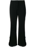 Stella Mccartney Cady Cropped Trousers - Black