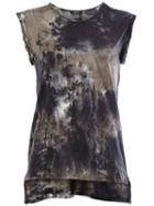 Avant Toi Tie Dye T-shirt, Women's, Size: Small, Black, Cotton