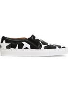 Givenchy Star Print Slip-on Sneakers - Black
