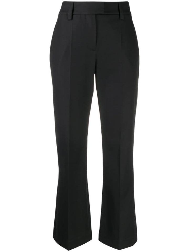 Brunello Cucinelli Flared Tailored Trousers - Black