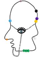 Walter Van Beirendonck Abstract Beaded Necklace - Black